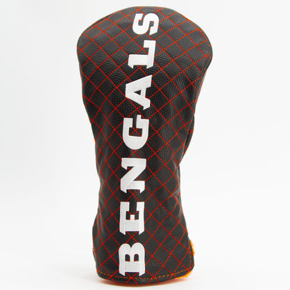Cincinnati Bengals Solid Quilted Driver Headcover, front view