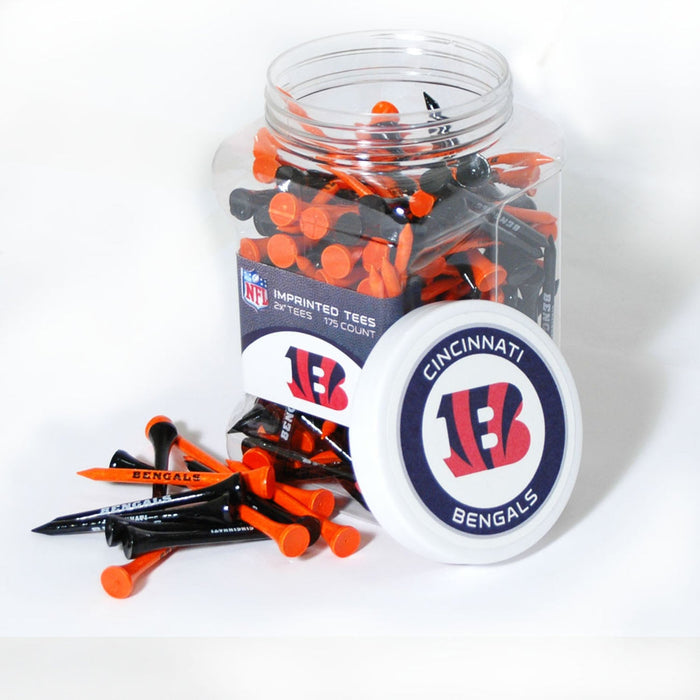 Cincinnati Bengals 175-count golf tee jar with team-imprinted tees
