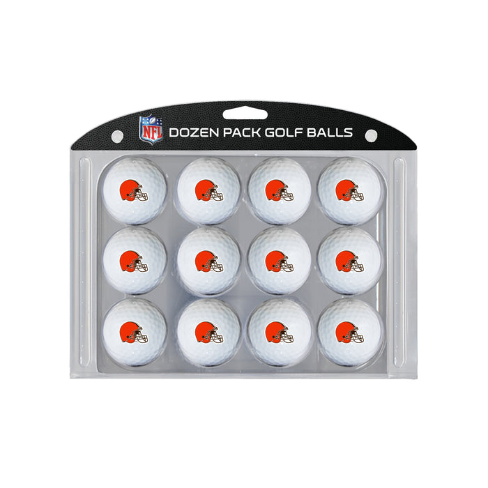 Cleveland Browns logo golf balls, 12 pack