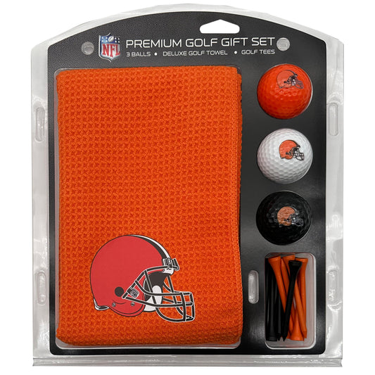 Cleveland Browns Microfiber Towel Golf Gift Set - Club Rehab