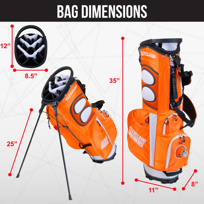 Cleveland Browns Fairway Stand Bag - Image 4 - Club Rehab