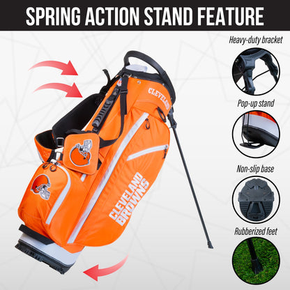 Cleveland Browns Fairway Stand Bag - Image 5 - Club Rehab