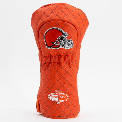 Cleveland Browns Solid Quilted Driver Headcover, back view