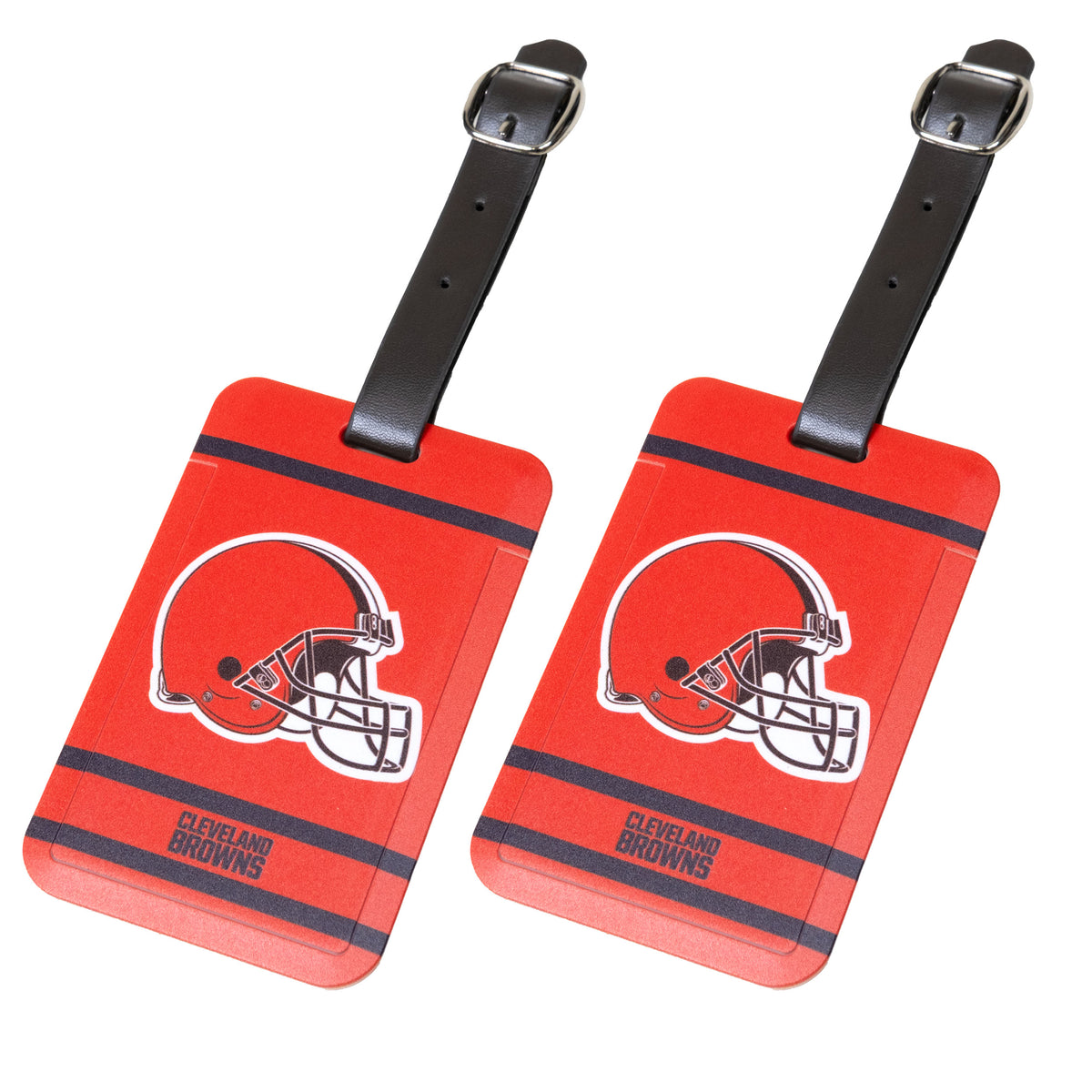 Cleveland Browns plastic golf bag tag by Team Golf, product photo 4