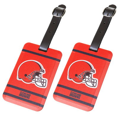 Cleveland Browns plastic golf bag tag by Team Golf, product photo 4