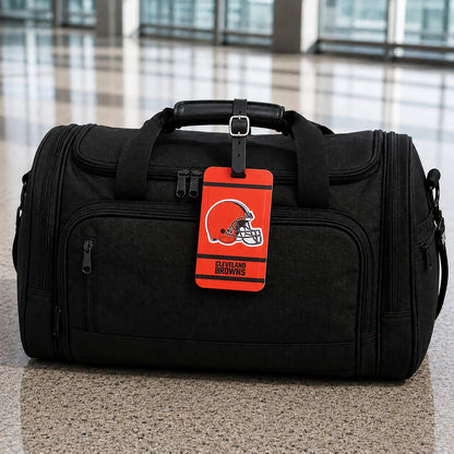 Cleveland Browns plastic golf bag tag by Team Golf, product photo 5