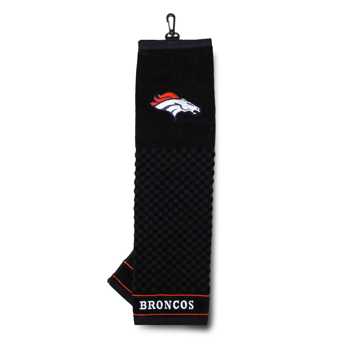 Denver Broncos embroidered golf towel