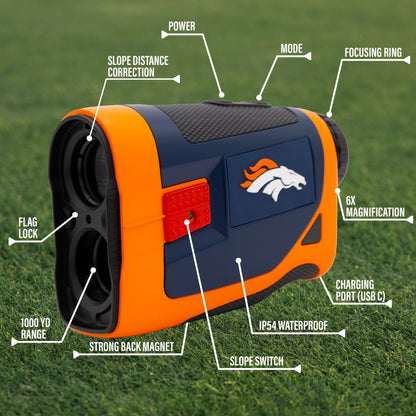 Denver Broncos Foresight golf rangefinder by Team Golf, view 6