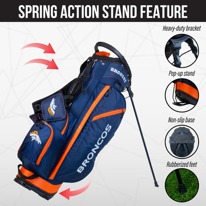 Denver Broncos Fairway Stand Bag - Image 5 - Club Rehab