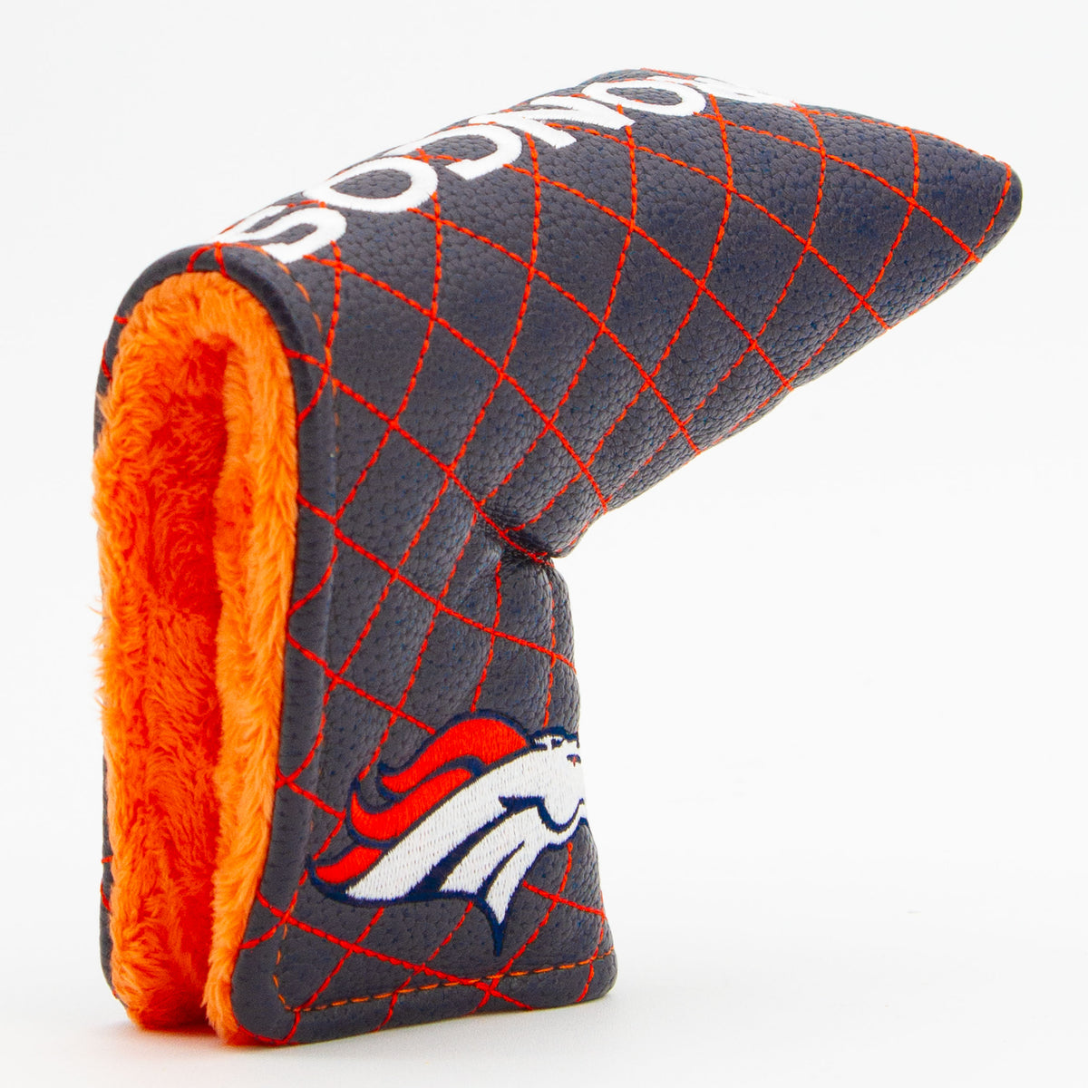 Denver Broncos Solid Quilted Blade Putter Headcover