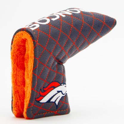 Denver Broncos Solid Quilted Blade Putter Headcover