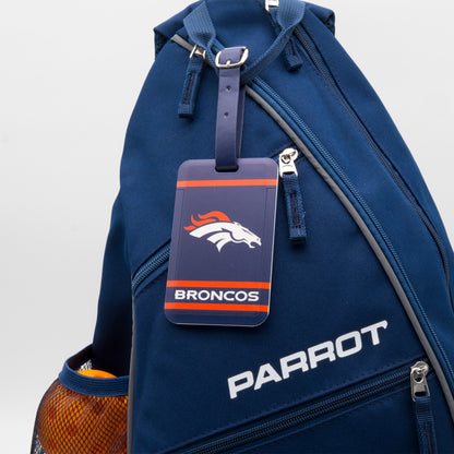 Denver Broncos plastic golf bag tag by Team Golf, product photo 3
