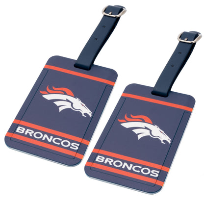Denver Broncos plastic golf bag tag by Team Golf, product photo 4