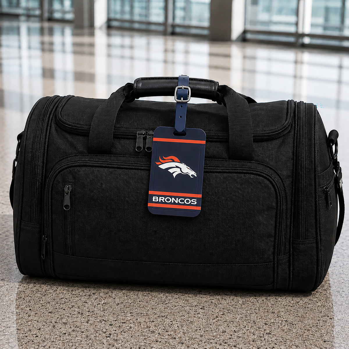 Denver Broncos plastic golf bag tag by Team Golf, product photo 5