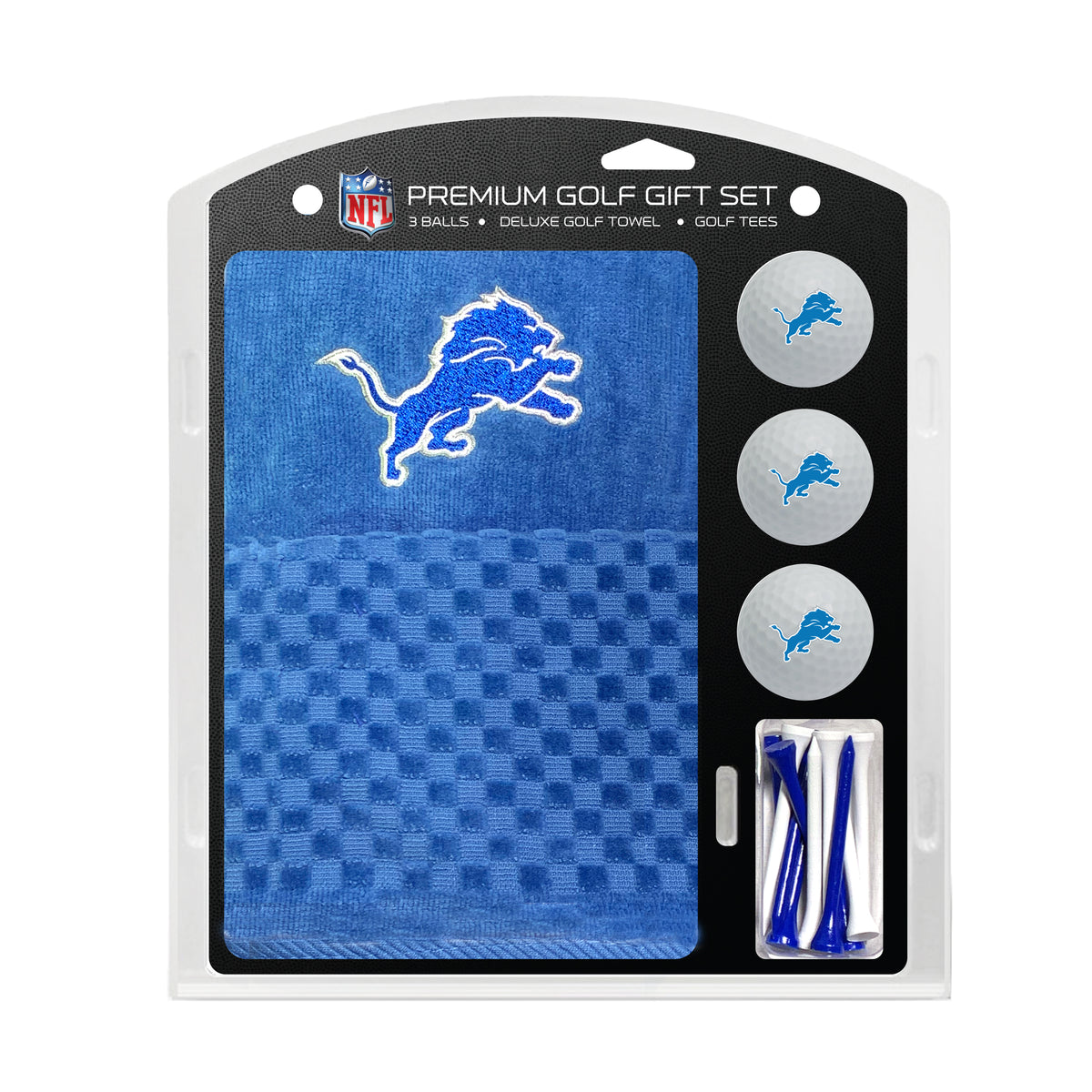 Detroit Lions Embroidered Towel Golf Gift Set