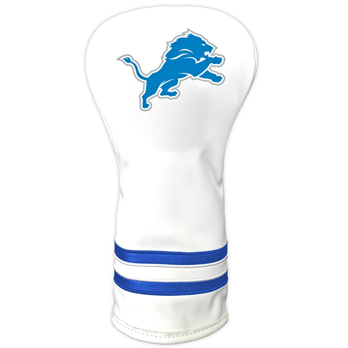 Detroit Lions Vintage White Printed Driver Headcover