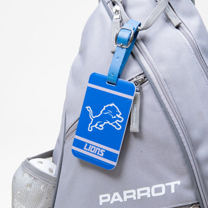 Detroit Lions plastic golf bag tag by Team Golf, product photo 3