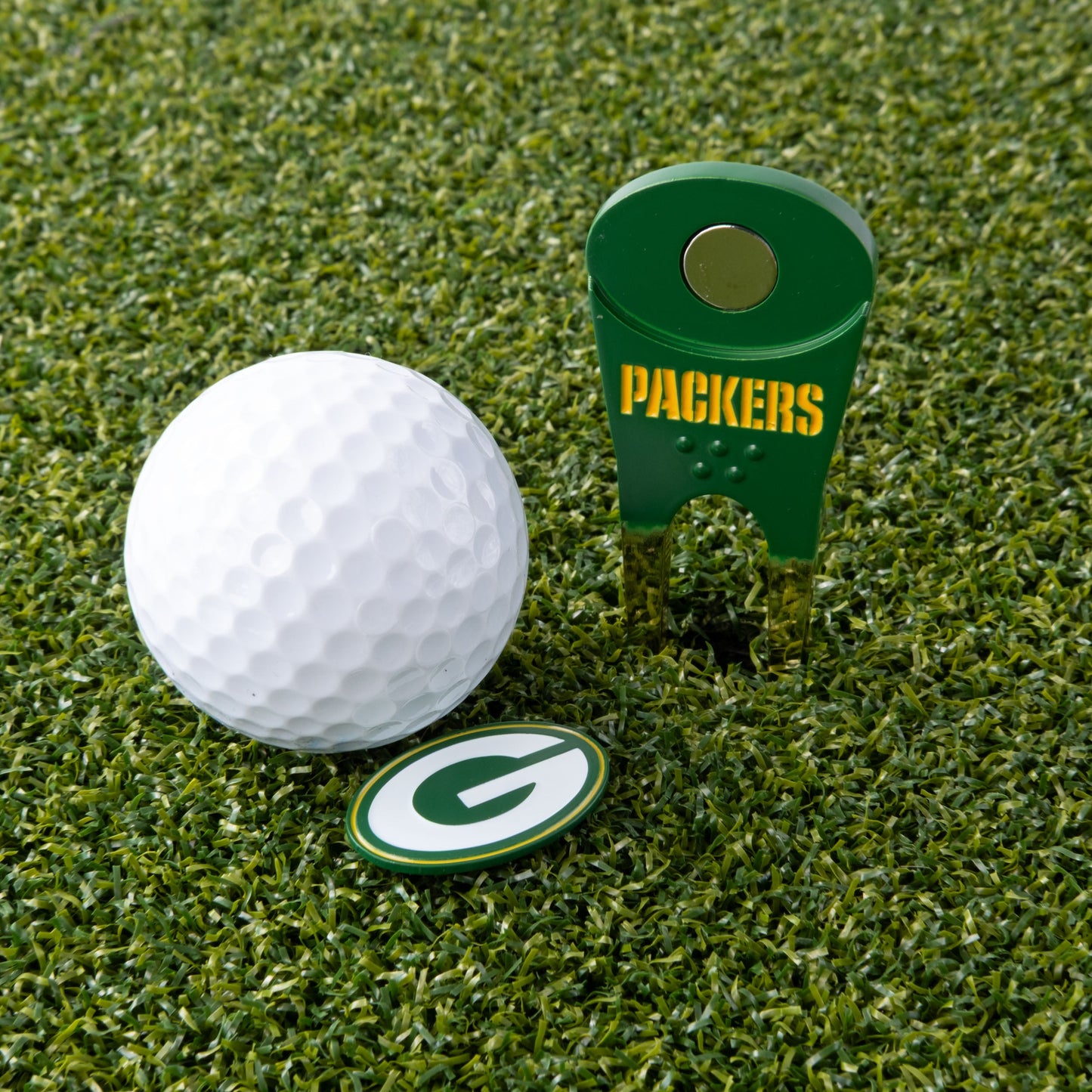 Green Bay Packers Custom Shaped Divot Tool - Image 5 - Club Rehab