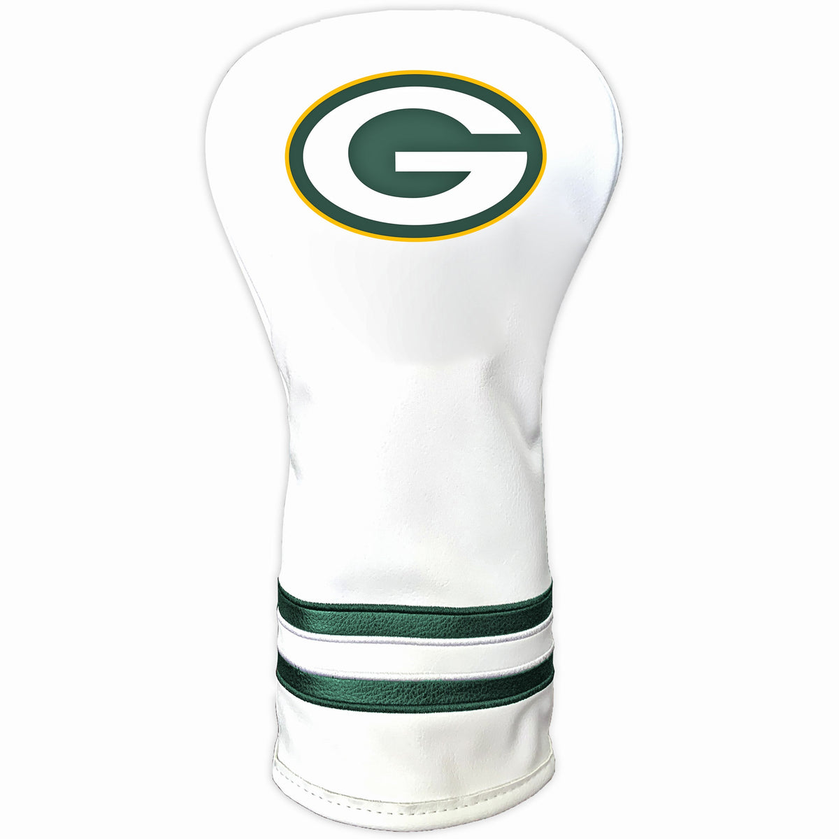 Green Bay Packers Vintage White Printed Driver Headcover