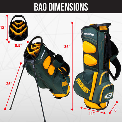 Green Bay Packers Fairway Stand Bag - Image 4 - Club Rehab