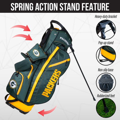 Green Bay Packers Fairway Stand Bag - Image 5 - Club Rehab