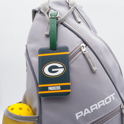 Green Bay Packers plastic golf bag tag by Team Golf, product photo 3