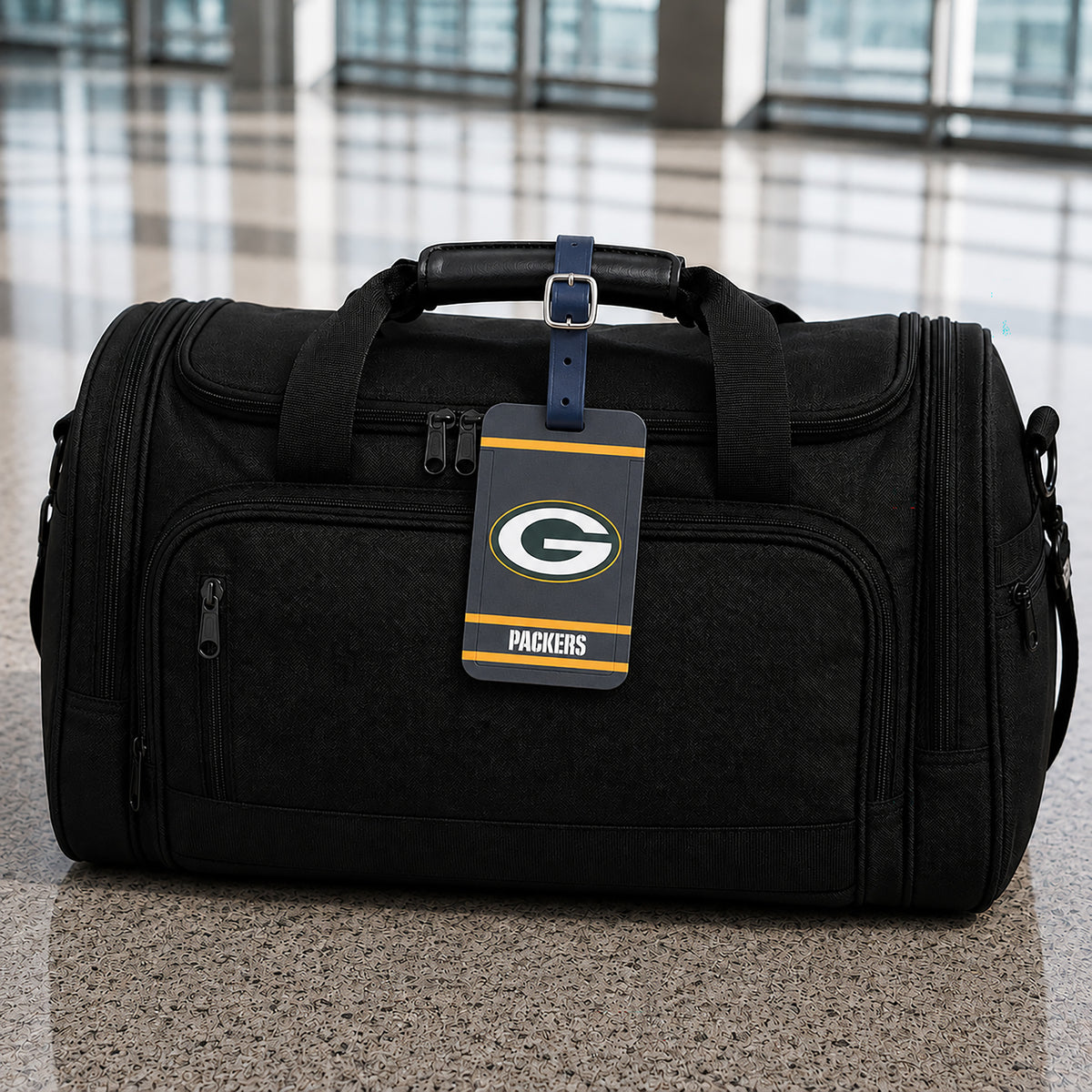 Green Bay Packers plastic golf bag tag by Team Golf, product photo 5