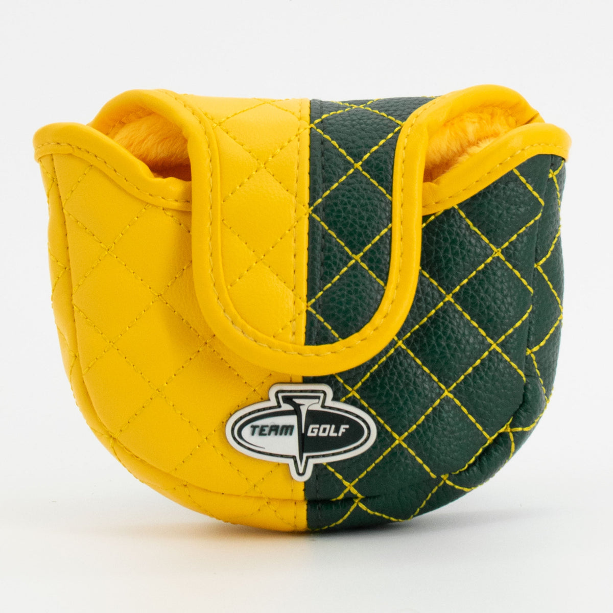 Green Bay Packers Split Quilted Mallet Putter Headcover - golf headcover product images