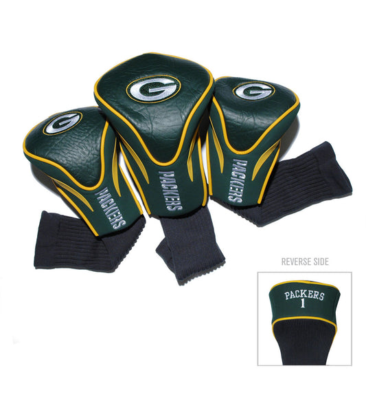 Green Bay Packers NFL Contour 3 Pack Headcovers