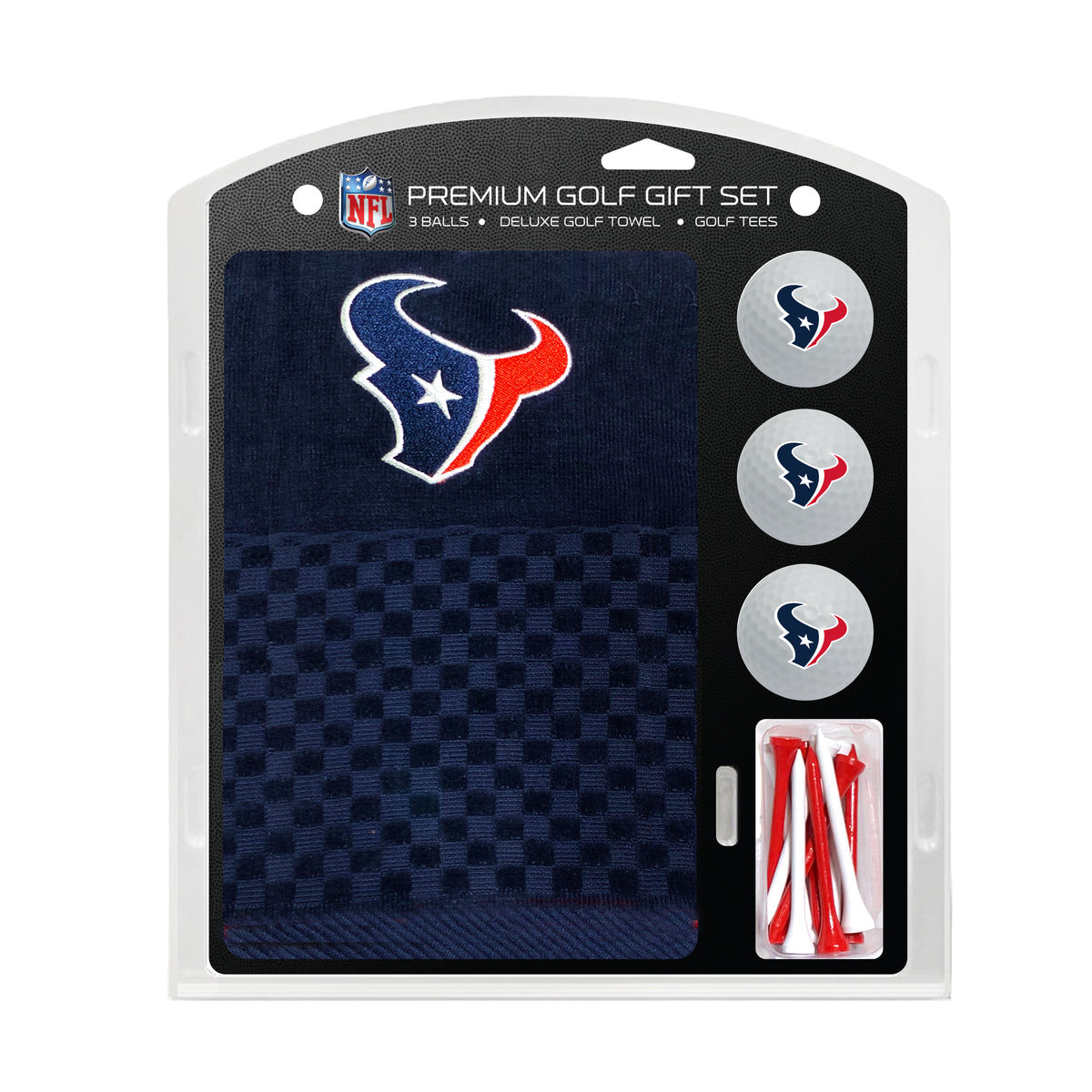 Houston Texans Embroidered Towel Golf Gift Set