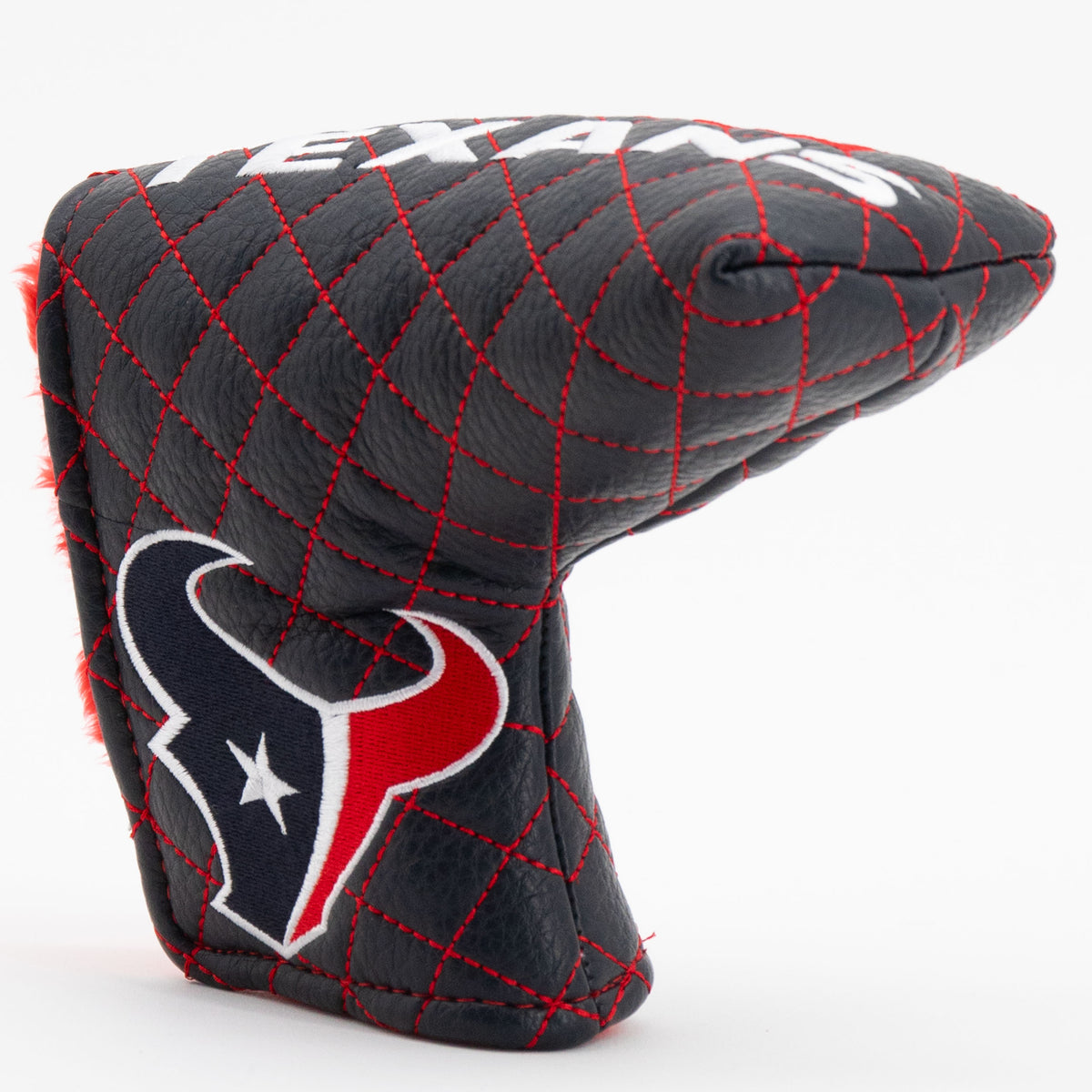 Houston Texans Solid Quilted Blade Putter Headcover