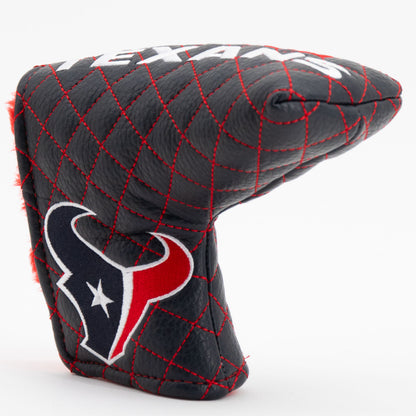 Houston Texans Solid Quilted Blade Putter Headcover