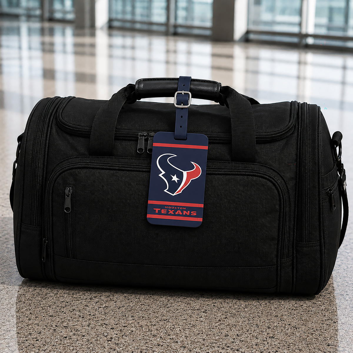 Houston Texans plastic golf bag tag by Team Golf, product photo 5