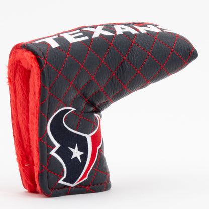 Houston Texans Split Quilted Blade Putter Headcover