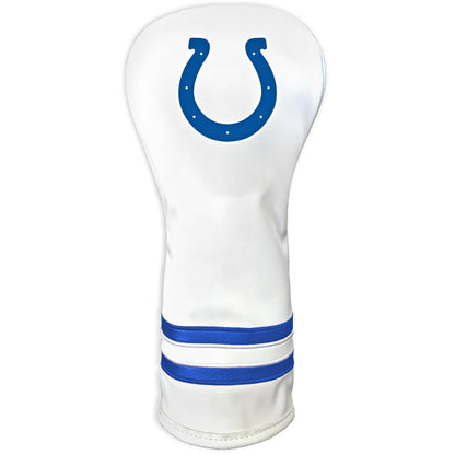 Indianapolis Colts Vintage White Printed Fairway Headcover - golf headcover product images