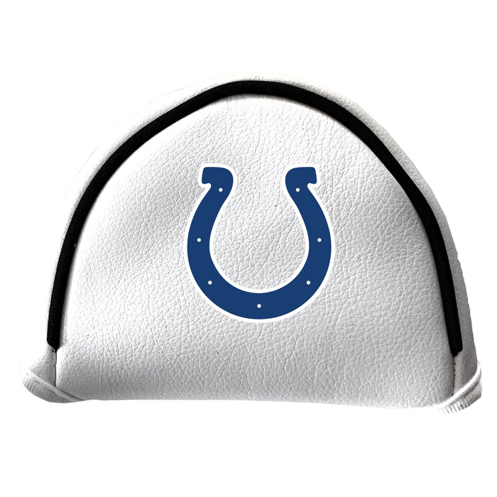 Indianapolis Colts Vintage White Printed Mallet Putter Headcover