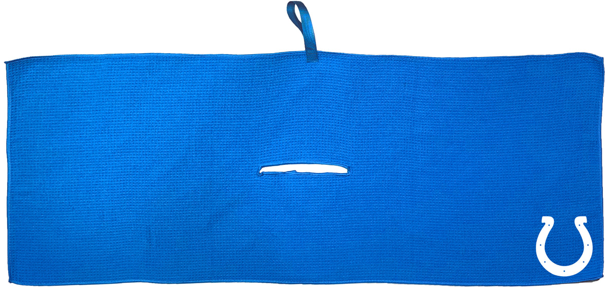 Indianapolis Colts 16 x 40 microfiber golf towel with team logo