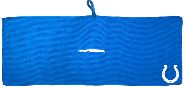Indianapolis Colts 16 x 40 microfiber golf towel with team logo