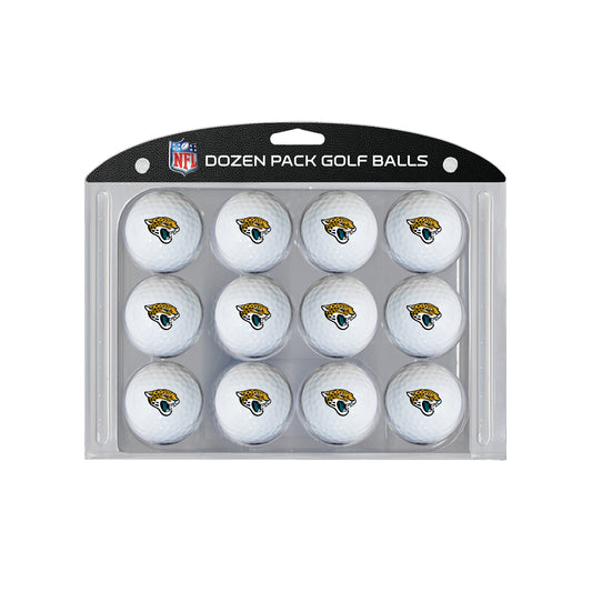 Jacksonville Jaguars logo golf balls, 12 pack