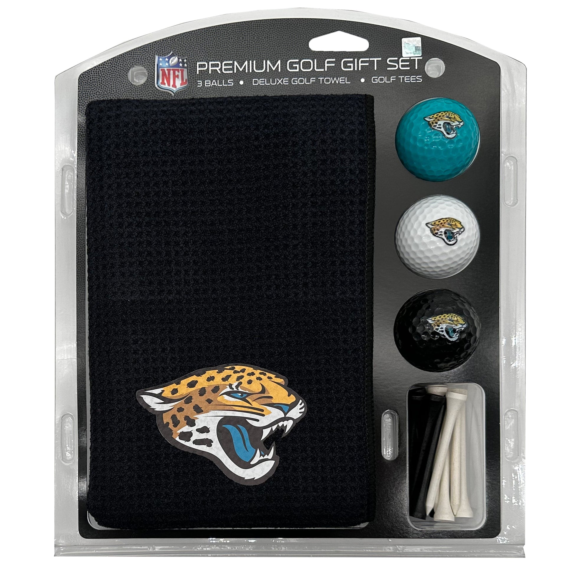 Jacksonville Jaguars Microfiber Towel Golf Gift Set - Club Rehab