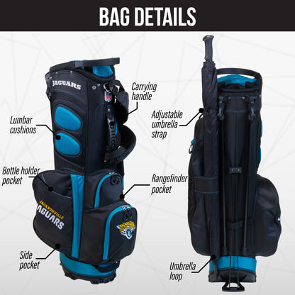 Jacksonville Jaguars Fairway Stand Bag - Image 2 - Club Rehab
