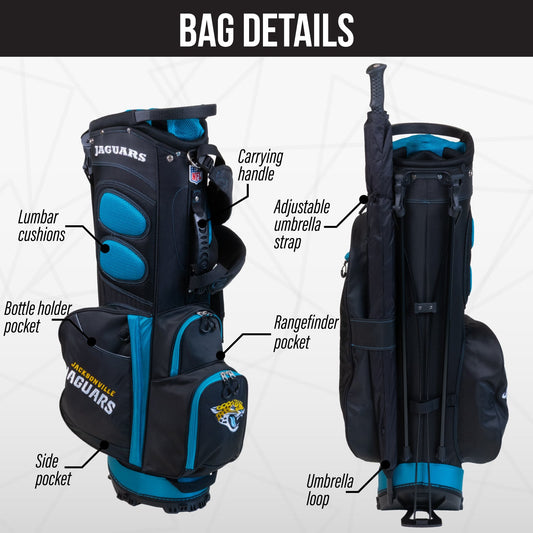 Jacksonville Jaguars Fairway Stand Bag - Image 2 - Club Rehab