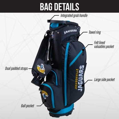 Jacksonville Jaguars Fairway Stand Bag - Image 3 - Club Rehab