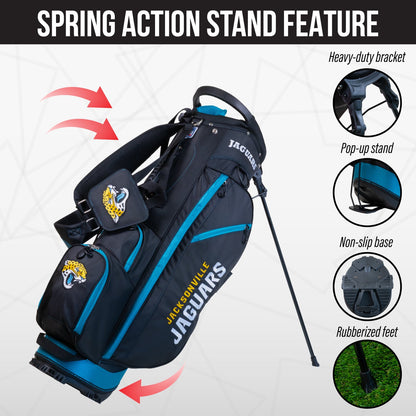 Jacksonville Jaguars Fairway Stand Bag - Image 5 - Club Rehab