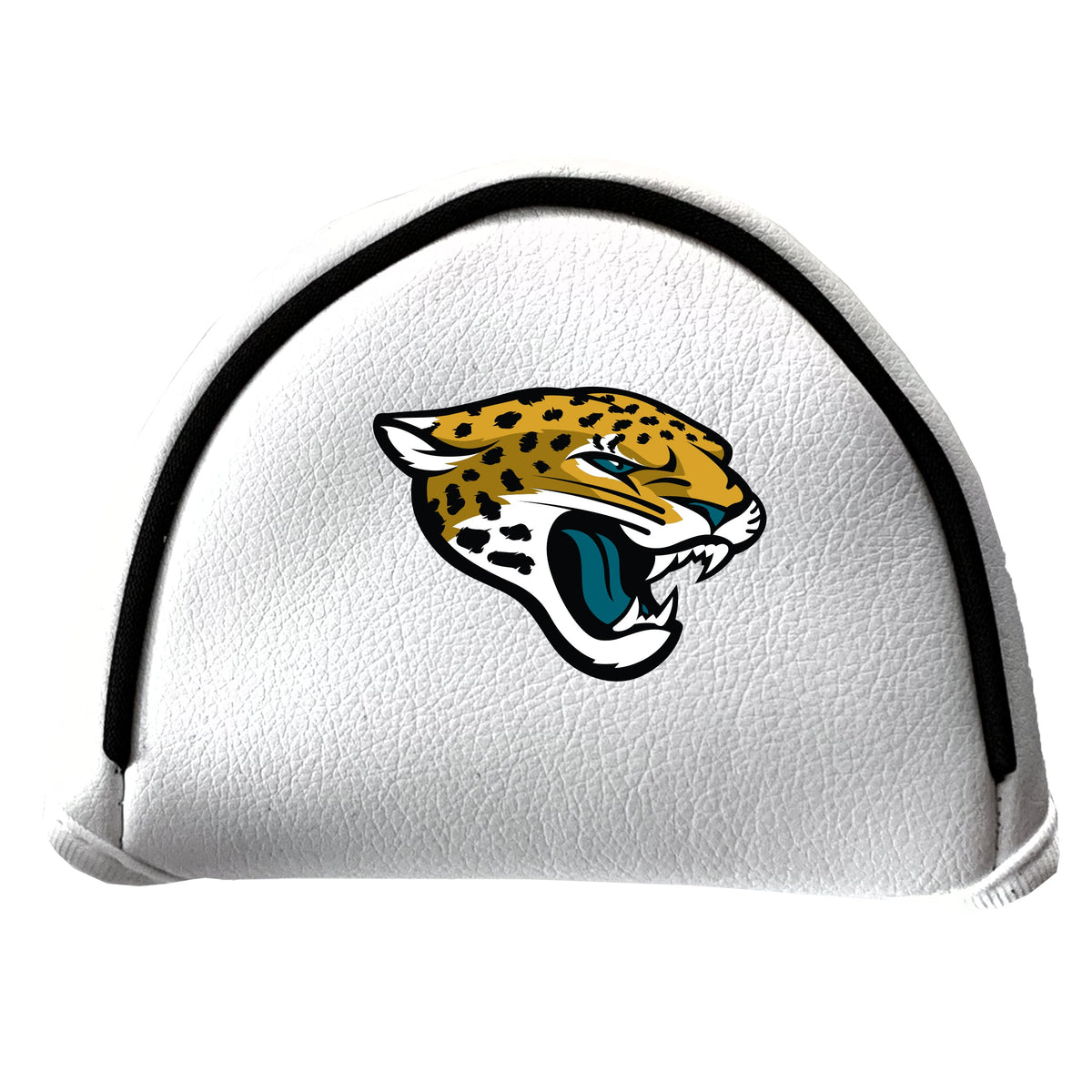 Jacksonville Jaguars vintage mallet putter white printed golf headcover