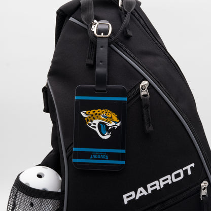 Jacksonville Jaguars plastic golf bag tag by Team Golf, product photo 3