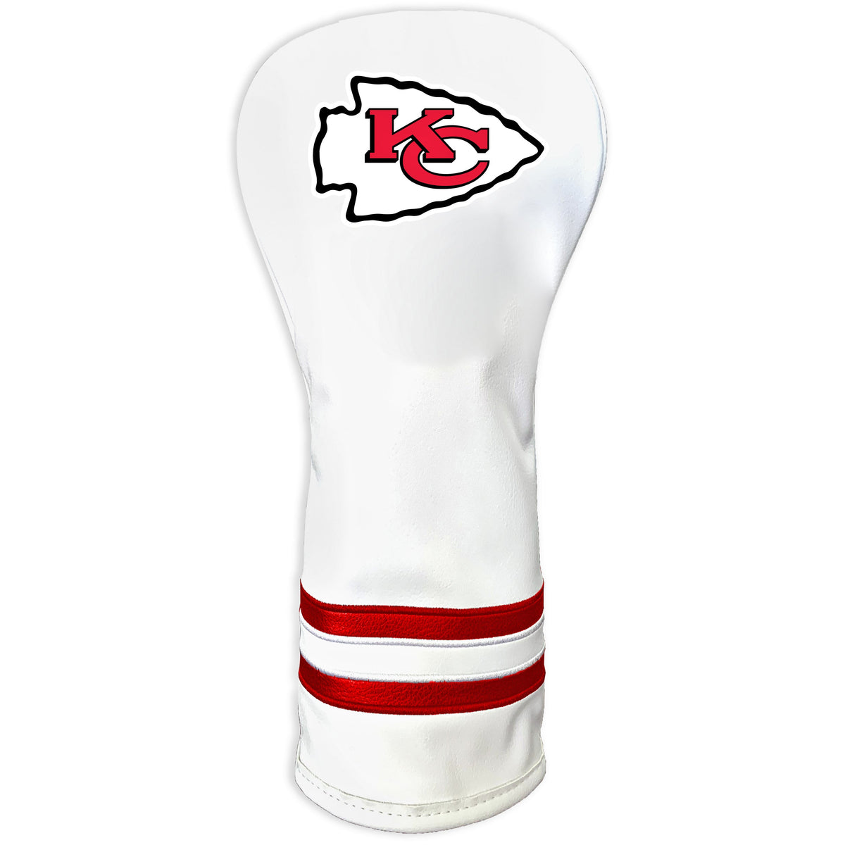Kansas City Chiefs Vintage White Printed Fairway Headcover - golf headcover product images