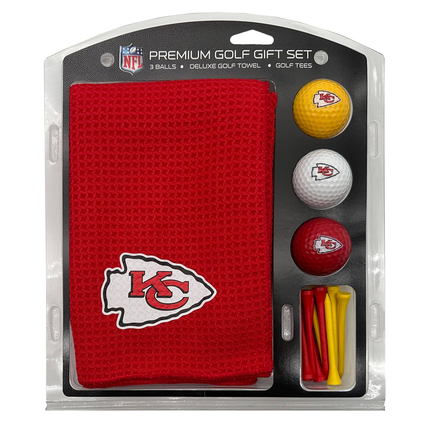 Kansas City Chiefs Microfiber Towel Golf Gift Set - Club Rehab