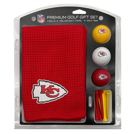 Kansas City Chiefs Microfiber Towel Golf Gift Set - Club Rehab