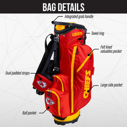 Kansas City Chiefs Fairway Stand Bag - Image 3 - Club Rehab